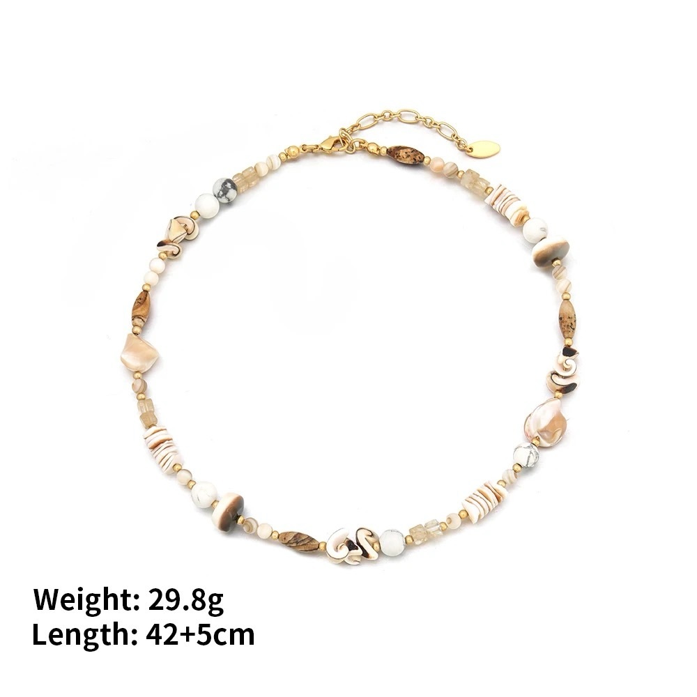 Beaded Shell Necklace